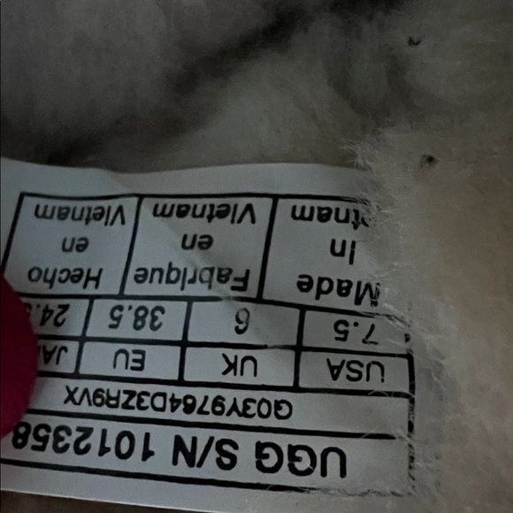 UGG Tan Shearling Ankle Boots - Picture 2 of 4